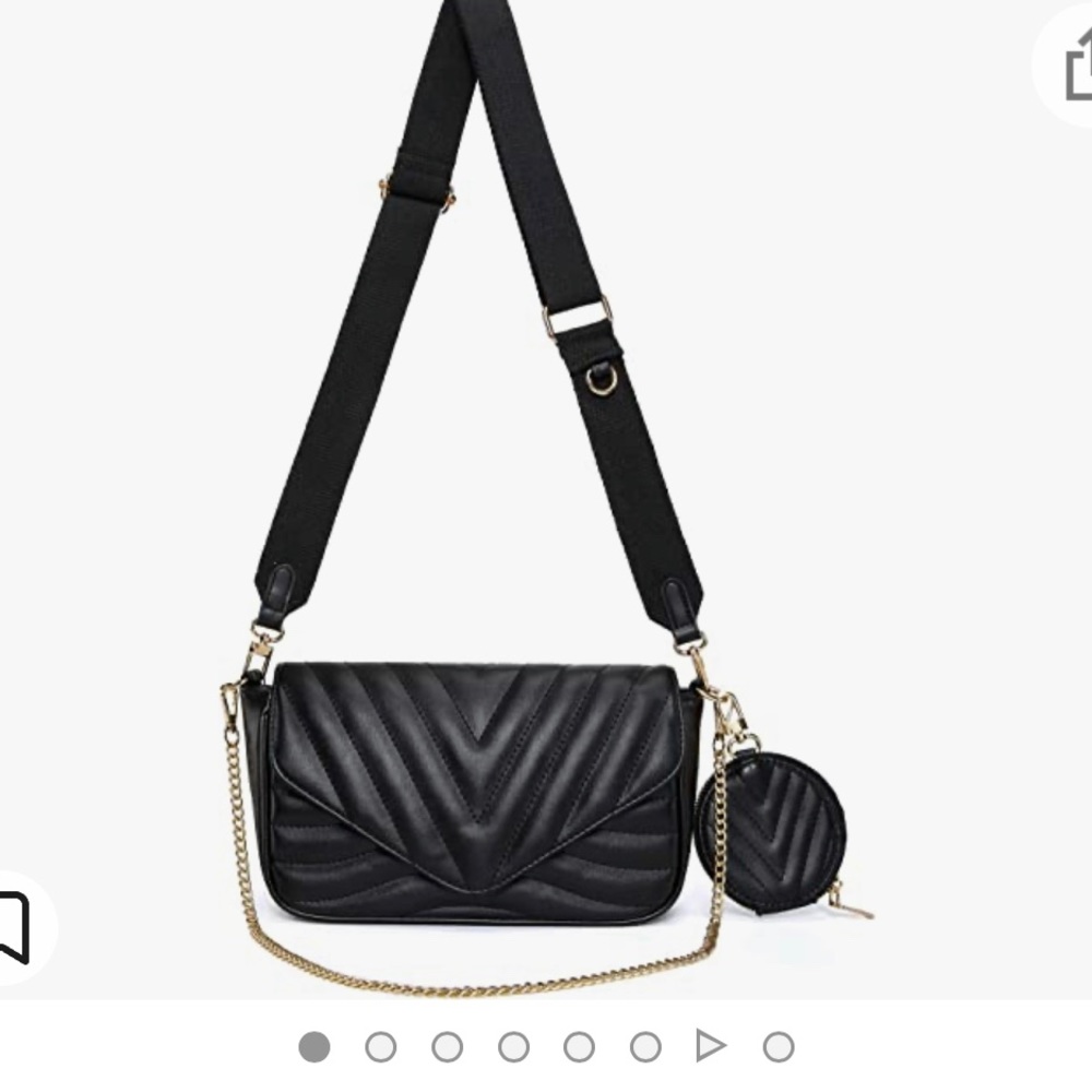 Ant Expedition Crossbody Black Bag